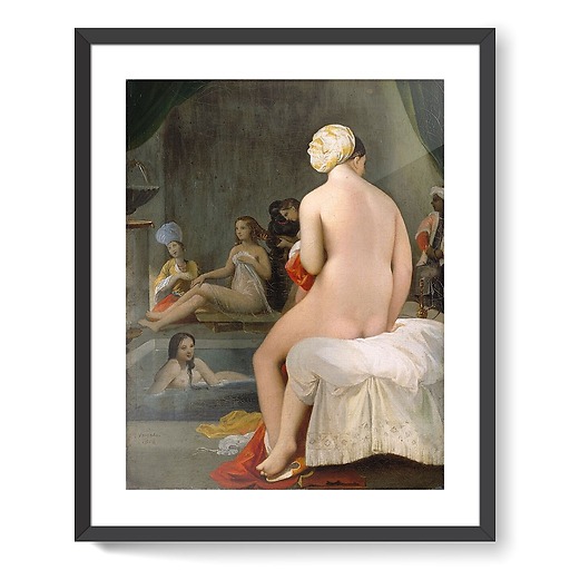 The little bather - Interior of a harem (framed art prints)