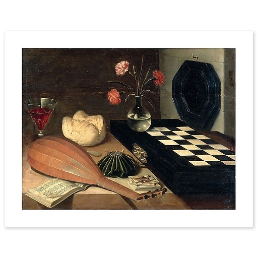 Nature morte à l'échiquier (affiches d'art)