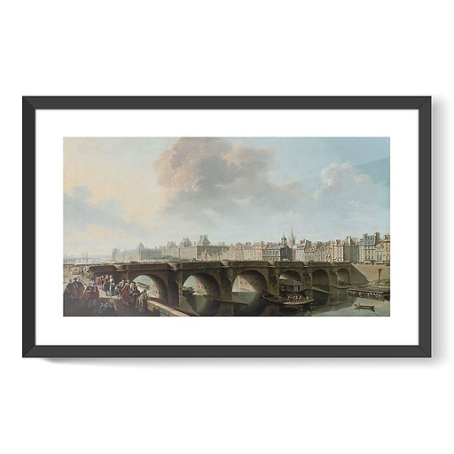 Le pont Neuf et la Samaritaine, à Paris (affiches d'art encadrées)