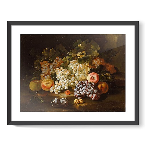 Nature morte aux raisins et aux figues (affiches d'art encadrées)