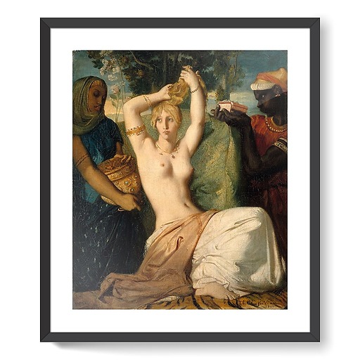 Esther se parant pour être présentée au roi Assuérus dit La Toilette d'Esther (affiches d'art encadrées)