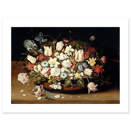 Corbeille de fleurs (toiles sans cadre)