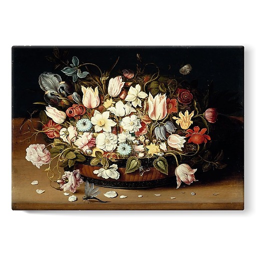 Corbeille de fleurs (toiles sur châssis)