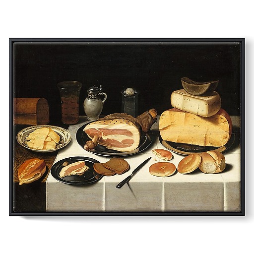 Nature morte au jambon (toiles encadrées)