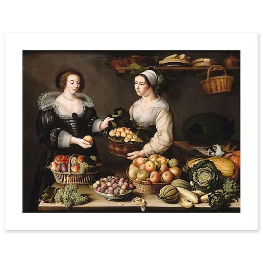 La Marchande de fruits et légumes (toiles sans cadre)