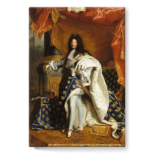 Louis XIV, roi de France, portrait en pied en costume royal (toiles sur châssis)