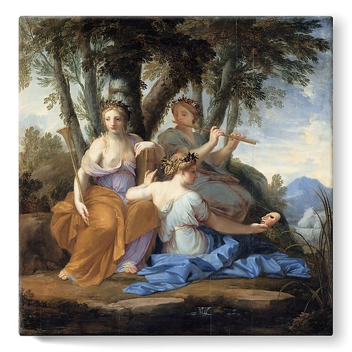 Clio, Euterpe et Thalie (toiles sur châssis)