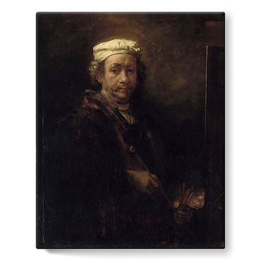 Portrait de l'artiste au chevalet (toiles sur châssis)