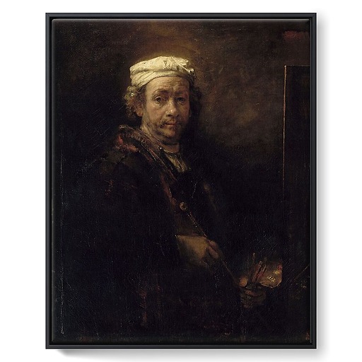 Portrait de l'artiste au chevalet (toiles encadrées)