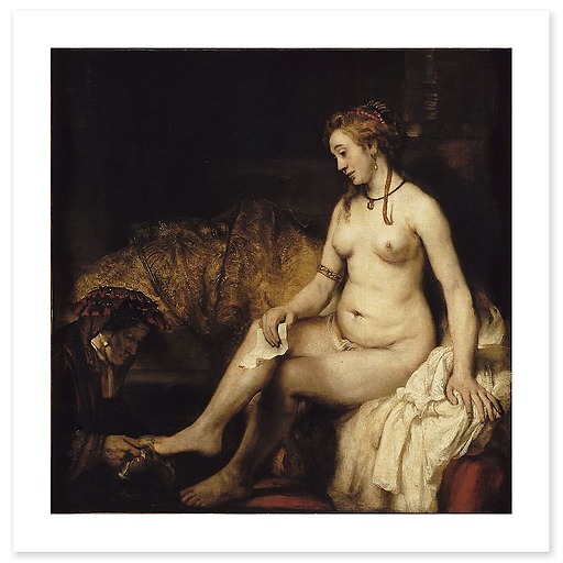 Bathsheba at her bath (art prints)