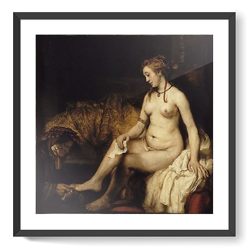 Bathsheba at her bath (framed art prints)