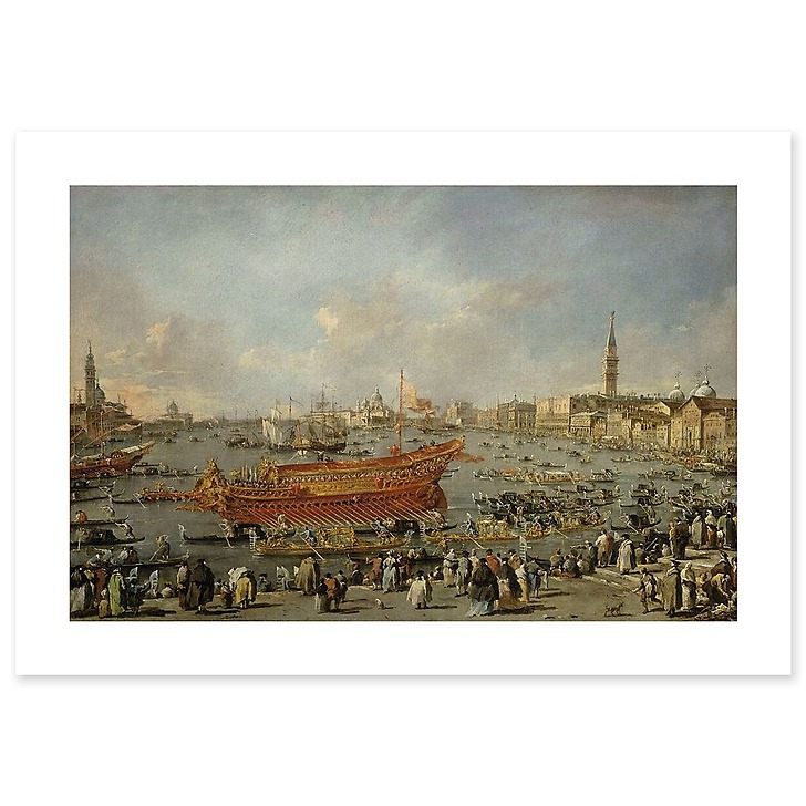The Departure of Bucentaur for the Lido on Ascension Day (art prints)