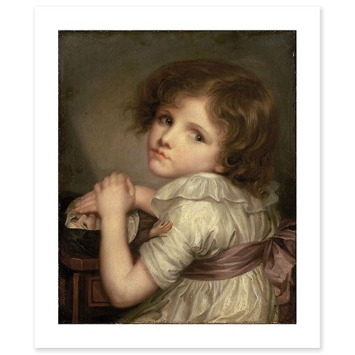 Child with a Doll (canvas without frame)