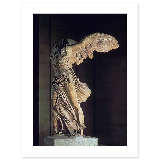 Winged victory or Victory of Samothrace (canvas without frame)