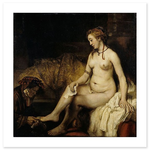 Bethsabée au bain (canvas without frame)