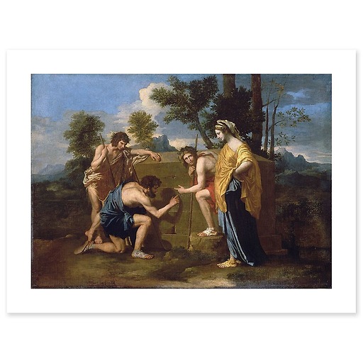 The Arcadian Shepherds also says "Et in Arcadia Ego" (art prints)