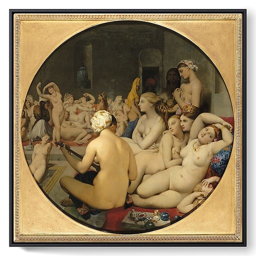 The Turkish Bath (framed canvas)