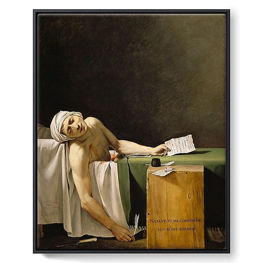 Marat assassiné (toiles encadrées)