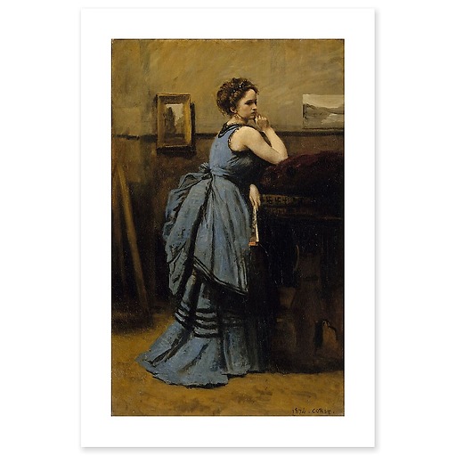 La dame en bleu (toiles sans cadre)