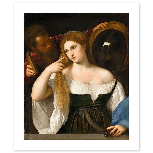 Portrait d'une femme à sa toilette (toiles sans cadre)