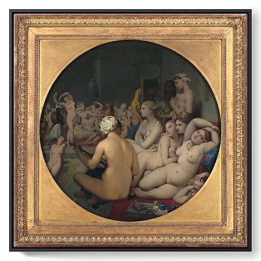 The Turkish Bath (framed canvas)