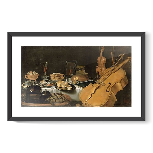 Nature morte aux instruments de musique (affiches d'art encadrées)