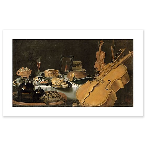 Nature morte aux instruments de musique (toiles sans cadre)