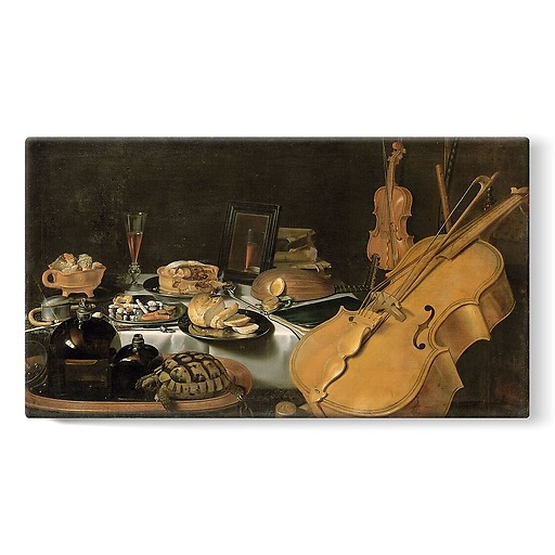 Nature morte aux instruments de musique (toiles sur châssis)