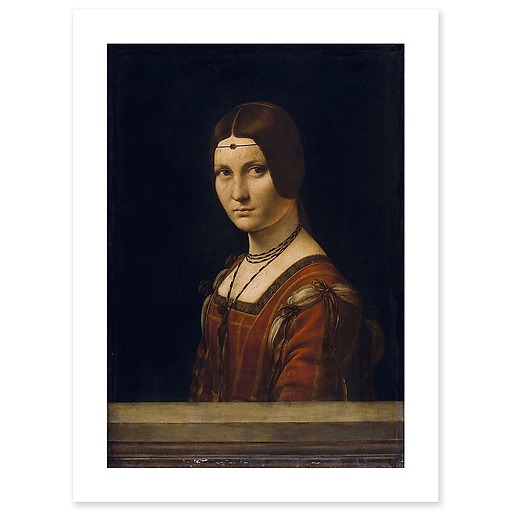 Portrait d'une dame de la cour de Milan, dit à tort "la belle ferronnière" (affiches d'art)