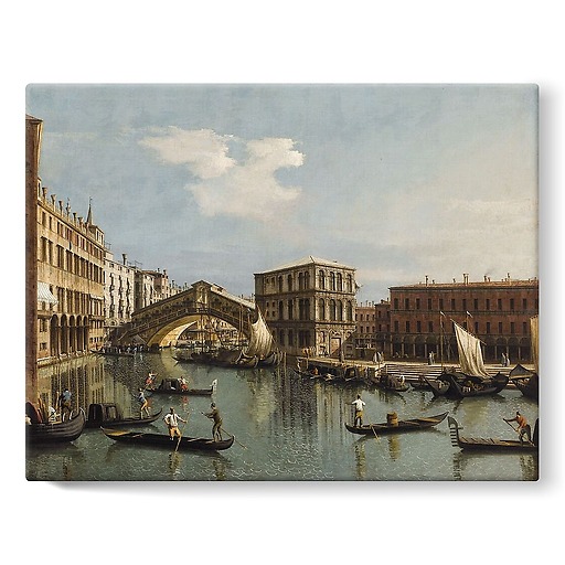 The Rialto Bridge (stretched canvas)