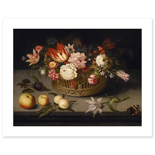 Corbeille de fleurs (toiles sans cadre)