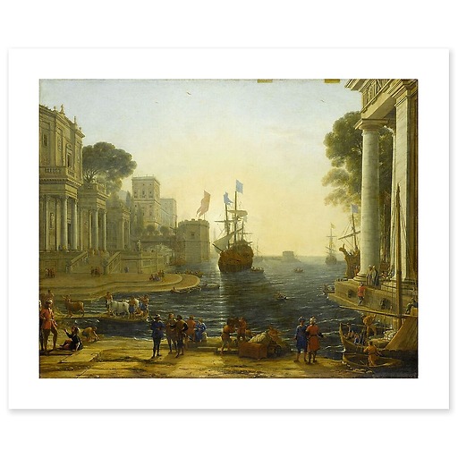 Odysseus returns Chryseis to her father (art prints)