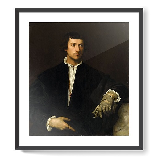 Man with a Glove (framed art prints)