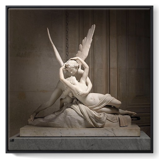 Psyche Revived by Cupid's Kiss (framed canvas)