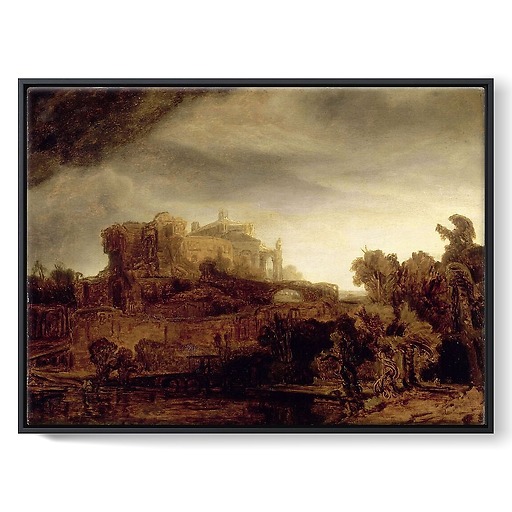 Paysage au château (toiles encadrées)