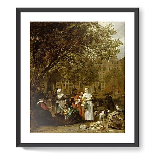 Amsterdam Herbal Market (framed art prints)