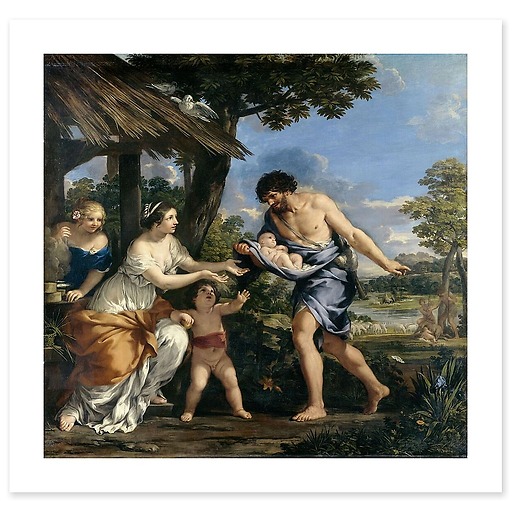 Romulus et Rémus recueillis par Faustulus (affiches d'art)