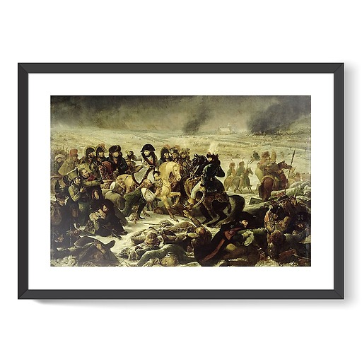 Napoléon Ier sur le champ de bataille d'Eylau (9 février 1807) (affiches d'art encadrées)