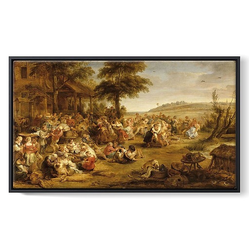 The fair or Village Wedding (framed canvas)