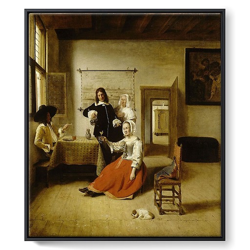 The Drinker (framed canvas)