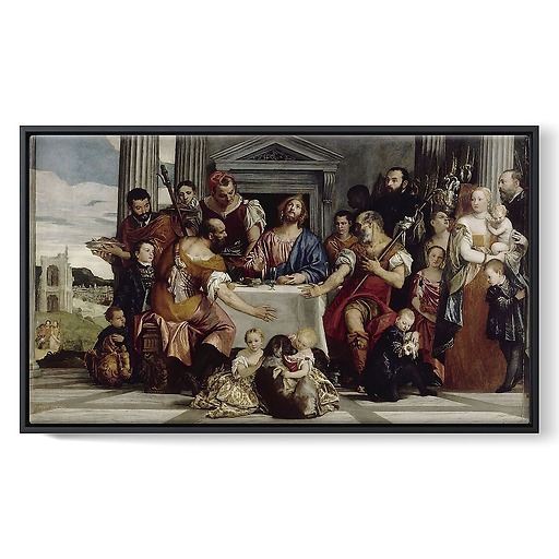 The Emmaus Pilgrims (framed canvas)