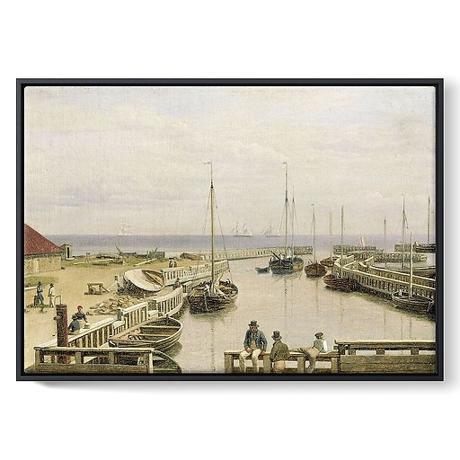 Dragor Port (Denmark) (framed canvas)