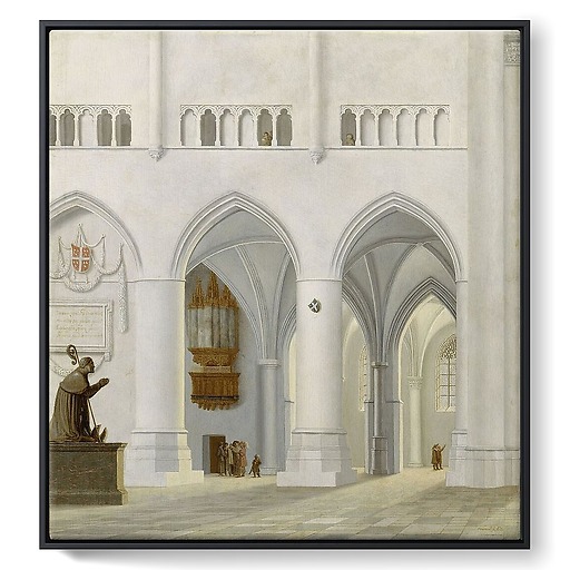 St. Bavo Church in Haarlem (framed canvas)