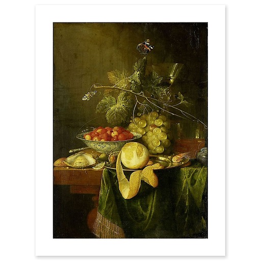 Nature morte au citron pelé (affiches d'art)