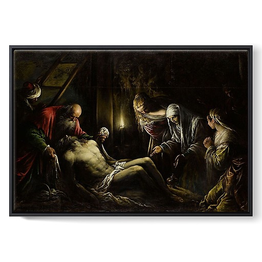 Christ descended from the Cross (framed canvas)