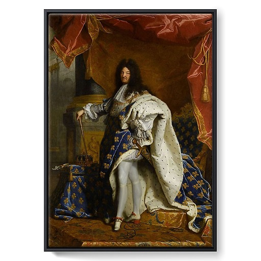 Louis XIV, King of France, full-length portrait in royal costume (framed canvas)