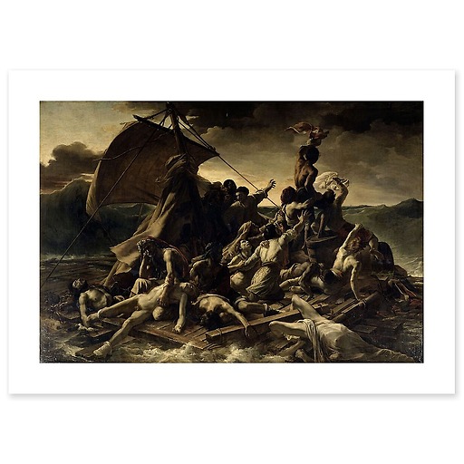 Le radeau de la Méduse (canvas without frame)