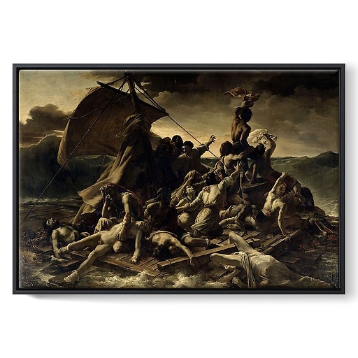 Le radeau de la Méduse (framed canvas)