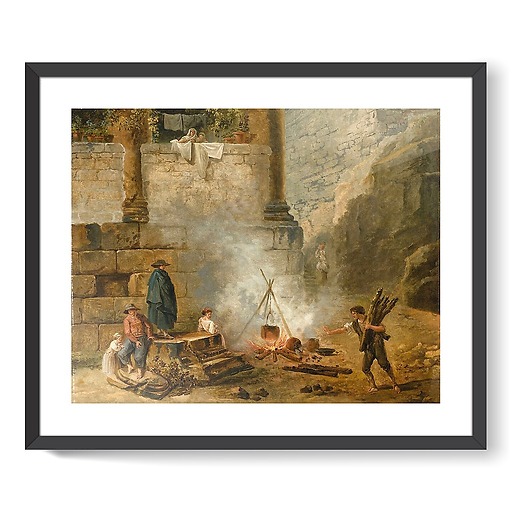 Temple in ruins (framed art prints)