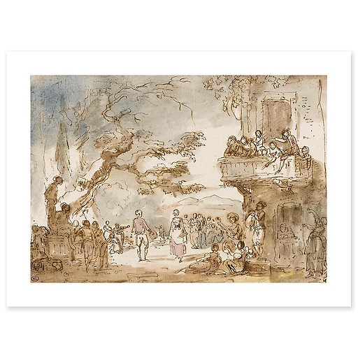 Village dance (art prints)